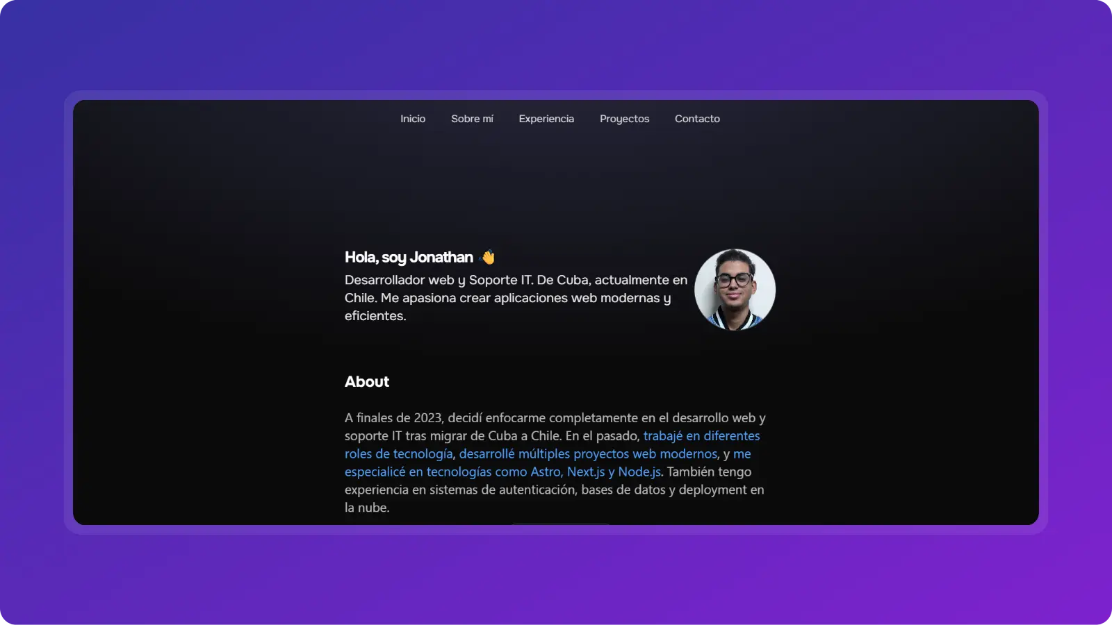 Personal Portfolio - Astro
